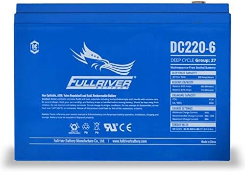 FullriverDC220-6 Deep-Cycle AGM Battery