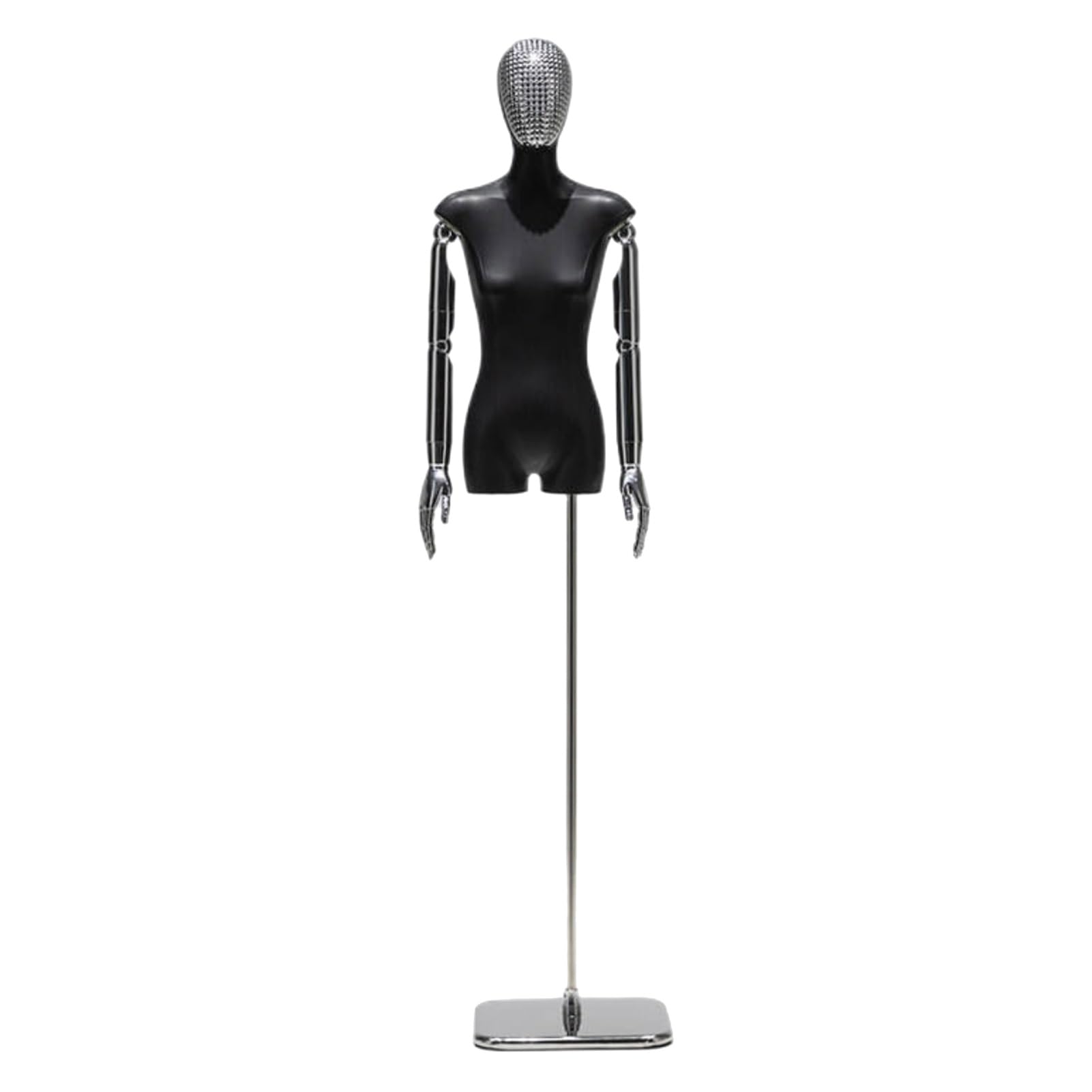 Buste de mannequin complet et bras articulés pour valoriser les habits