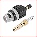 HEROFFIX 1 Set Paddle Board Valve Adapter with America Type Push Inflatable Nozzle for Compressor Paddle Board Dinghy Stand Up Paddle Board Inflatable Boat Replace Parts
