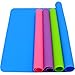 HiGift 4 Pack Silicone Mats for Crafts, Silicone Sheet for Crafts Resin Jewelry Casting Mat Pad, Waterproof Nonstick Heat-Resistant, Blue, Pink, Purple, Green (15.7'' x 11.8'' & 11.6'' x 8.3'')
