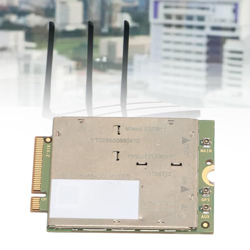 Módulo LTE 4G XUMIUZIY EM7511, 600 Mbps descarga / 150 Mbps subida, interfaz M.2 PCIe, compatible con laptops, soporta GLONASS, BeiDou, Galileo y GPS miniatura 2
