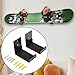 Menolana Snowboard Wall Rack Display Kayak Hanger Easy Installation Nonslip Portable Surfboard Holder, 9.5cm