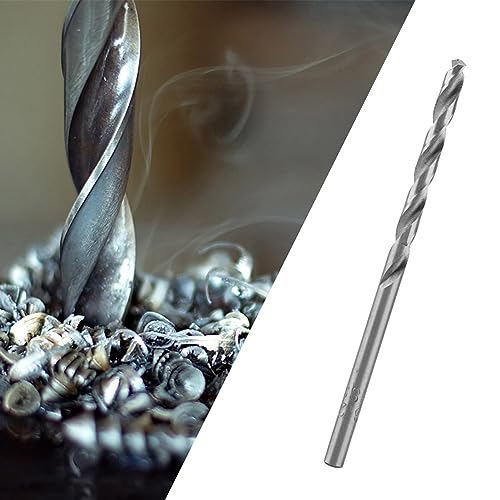 Brocas Helicoidales De Acero De Alta Velocidad, Diseño Especial De Hoja De Molienda, Eliminación Suave De Virutas, Mango Redondo Y Recto, Para Trabajos De Taladro De Aluminio, Madera, Plástico