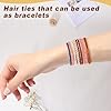 48 PCS Boho Hair Ties, Elastic Hair Tie Bracelets for Women, Cute Hair Ties No Damage, Ponytail Holders for Girls with Thick and Thin Hair - Multicolor #4