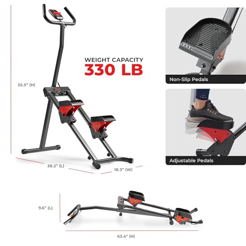 Sunny Health & Fitness Foldable Vertical Step Climber w/Extended Step Range - image 7