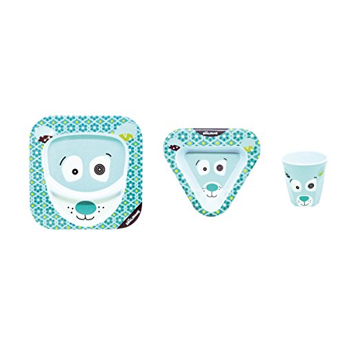 Les Deglingos set di piatti in melamina, Illicos