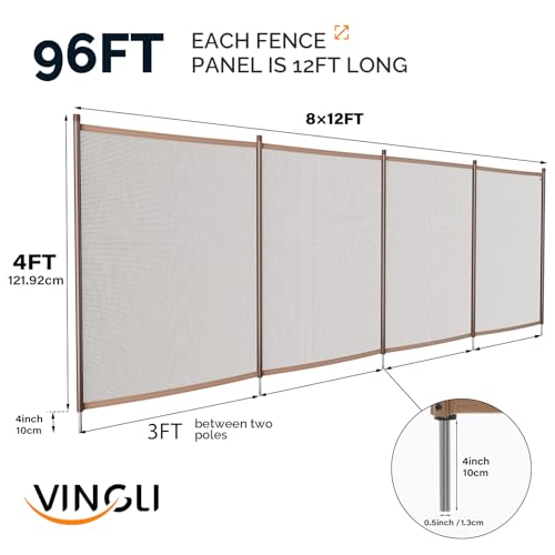 Vingly Cerca de Seguridad para Piscinas 4ft x 96ft miniatura 2