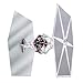 Star Wars Tie Fighter 3D Model Kit - Bundle of Design & Display Paper Model Puzzle Kit of Imperial Fleet, Stickers, More | Hanging Room Decor