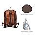 LANNSYNE Vintage Genuine Leather Backpack For Men Fits up to 15