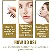 Bee Venom Nasal Oil Ring, Lymphatic Drainage Nose Rings Nasal Diffuser, Bee Venom Nose Ring Firming Nasal Oil Ring Nasal Inhaler, Accelerate Basal Metabolism (8 Bags/56 Pcs)