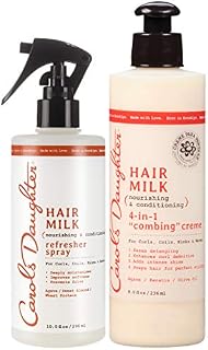 Curly Hair Products Gift Set by Carol's Daughter, Hair Milk Refresher Spray