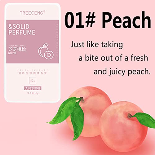 Grospe 4Pcs Solid Balm Sets Solid Perfume Portable Pocket Balm Perfume Perfect For Travel Use Natural Fragrance Parfum For Men And Women (01#-04#) #TOP1