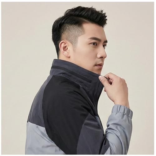 Image of MIA FASHION Men's Ultra-Light Sun Protection Jacket | UPF 50+ Anti-Tan Summer Jacket | Biker Windcheater with Secure Zipper Pockets | Quick Dry & Cooling for Riding & Regular Fit