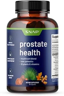 Prostate Health Support Supplement - Natural Prostate Supplements for Men with Organic Saw Palmetto Extract & Turmeric, Prostate Support, Urinary Tract Health, Immune Support (90 Capsules)
