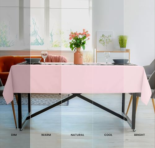 image for Utopia Kitchen 2 Pack 6 Foot Rectangle Table Cloth [60x102 Inches, Pin