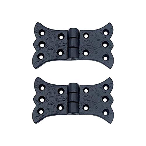 Adonai Hardware Aeneus Black Antique Iron Butterfly H Cabinet Hinge (Supplied as 2 Pieces per Pack) (Black Powder Coated) (B01EQIOH0A) Amazon Price History, Amazon Price Tracker