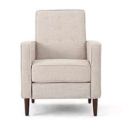 Christopher Knight Home Macedonia Mid Century Modern Tufted Back Fabric