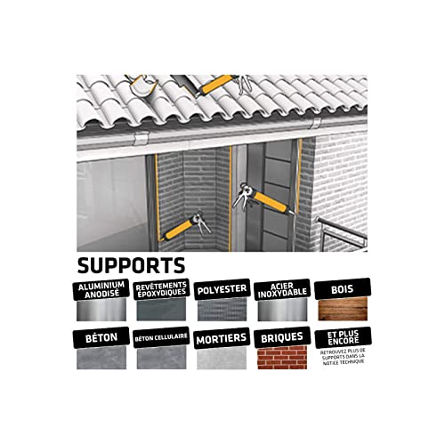 Lot de 3 mastics colles SIKA Sikaflex PRO 11 FC Purform - Beige - 300ml