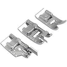 YEQIN 3 Pieces Stitch in Ditch Foot and 1/4 Inch Quilting Patchwork Presser Foot Set Suitable for Singer, Brother, Euro-Pro, Janome and More Household Multi-Function Sewing Machines