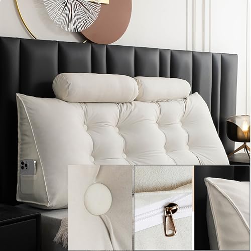 Coussin de lecture de qualité supérieure ZTGL avec housse lavable orange - 6