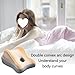 AIUTG Couple's Cushion Enhanced Support Design Furniture Pillow Support Pillowcase Home Use Dual-Purpose for Sitting/Lying Modern Minimalist Style Multiple Colors Available(Beige)