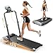 laufband für zuhause mit Neigung, 5 IN 1 Walking Pad mit 12% Steigung, 2.5HP Klappbar Laufband für Zuhause & Büro,2-LED-Anzeige,Bis 136kg Belastbar,Keine Installation