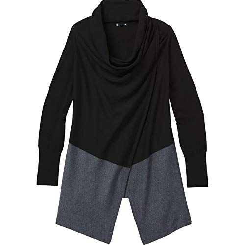 Smartwool Edgewood Wrap Sweater - Women's Black, L #TOP2