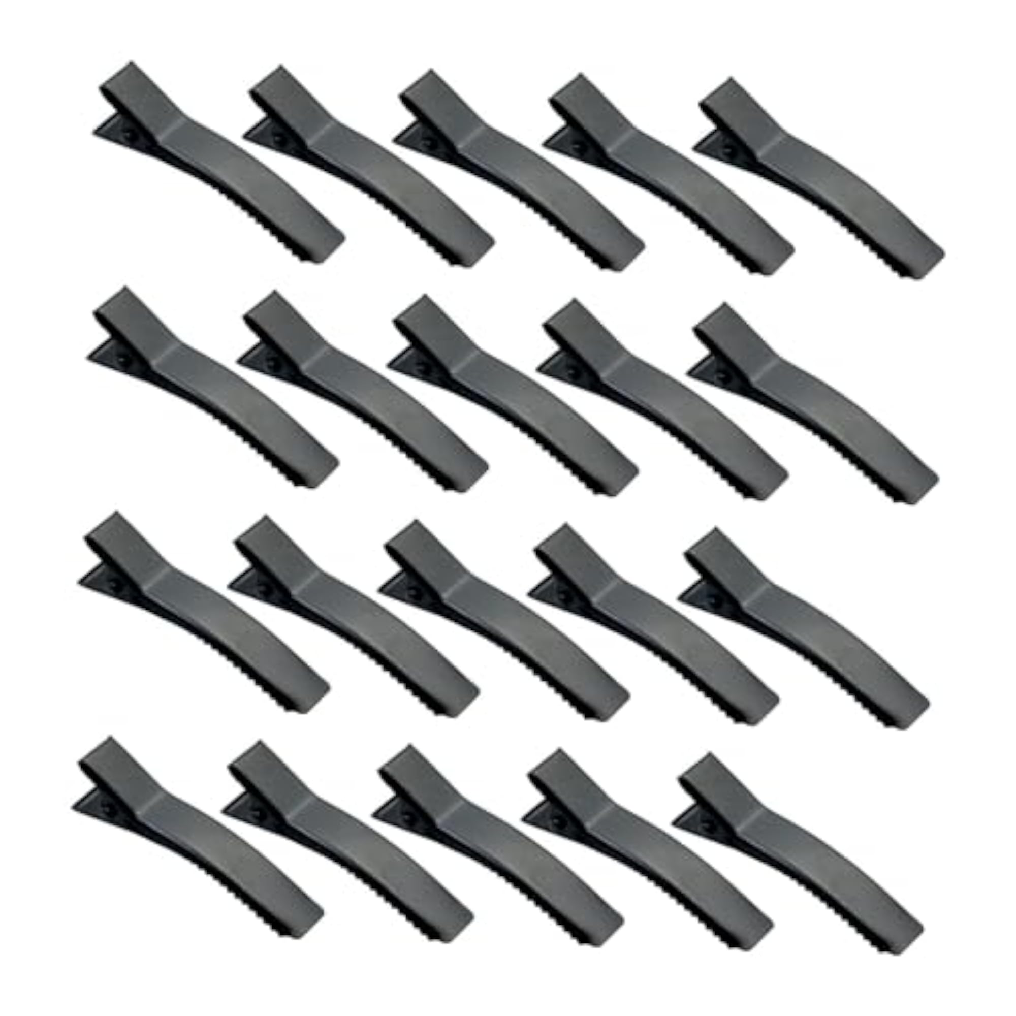 3x20Pcs Alligator Metal Clips Black Hair Bow Clips
