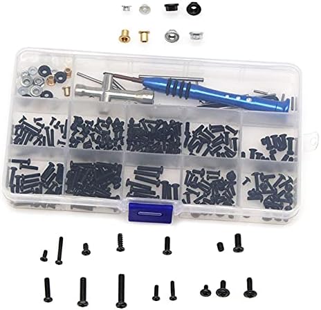 Replacement Part For 1 Box 144001 Te Control Car Parts Screw Bag Tool Bag Screws Swing Arm Pin Flange Sleeve Kit Installation Tool - (Color: Black)