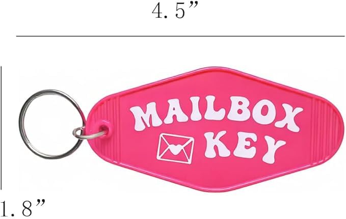 Image of MailBox Keychain Bulk Mail Box Key Ring 2 Pack