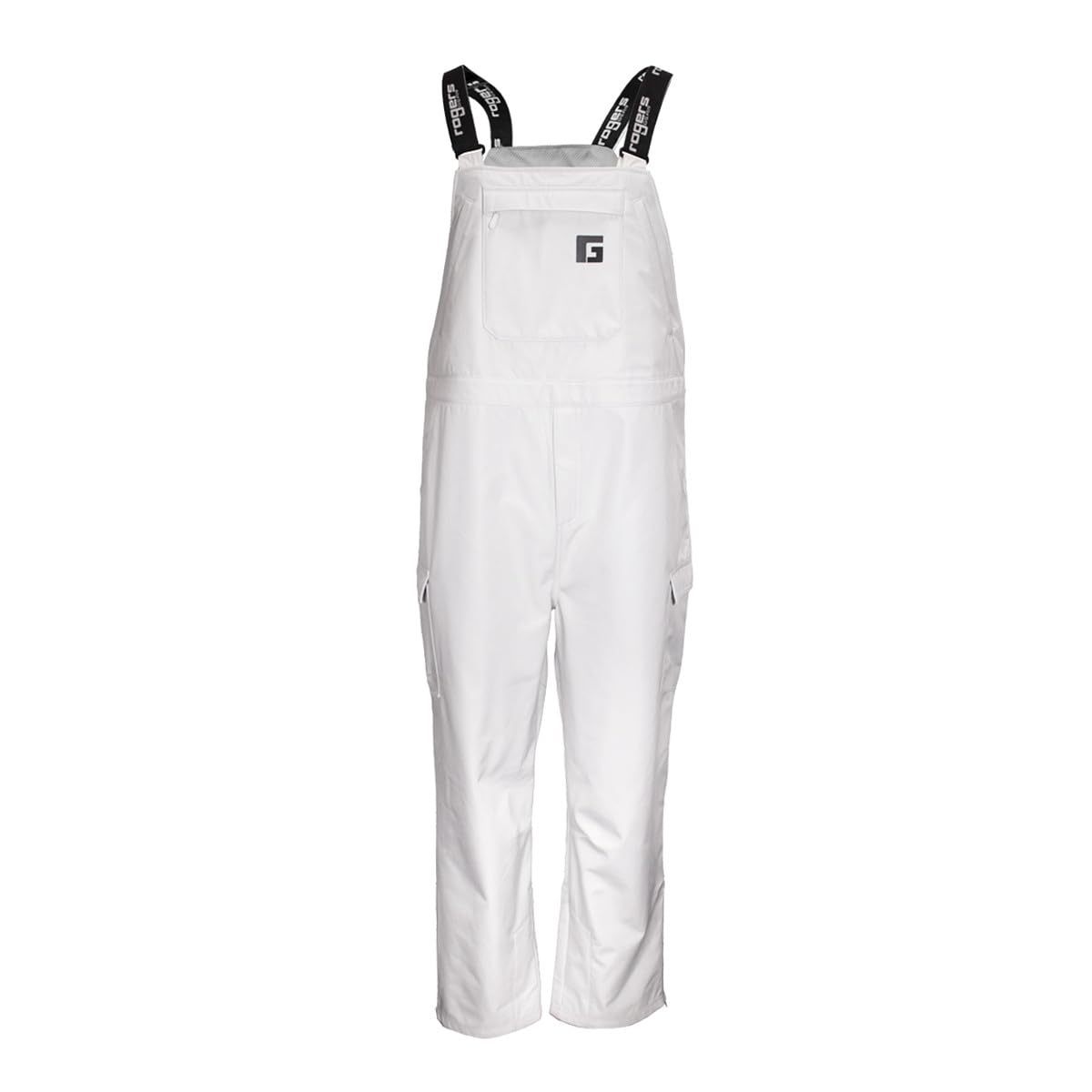 Rogers Toughman Snow Bibs in White Size L