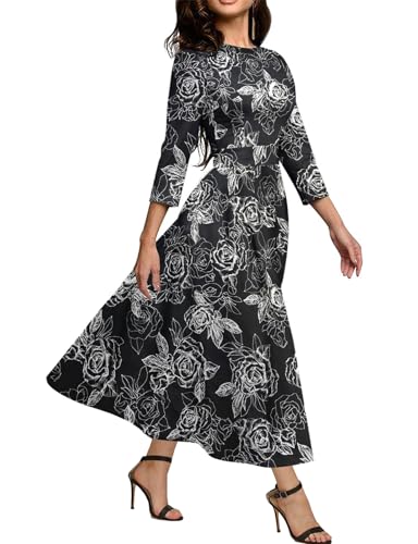 Image of Simple Flavor Women's Vintage Dress Sleeveless O-Neck Party Cocktail Dress