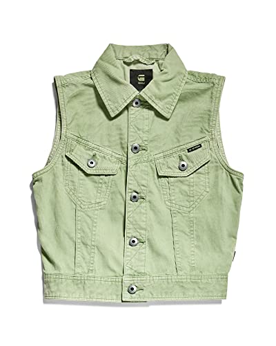 Miniatura 3 de G-Star Para Mujer Chaleco Slim Denim, Verde Rainbow Cameo Green Gd D22582-C436-G043 , M
