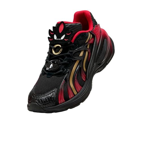 Image of PUMA Mens Inverse Shadow Lace Up Sneakers Shoes Casual - Black, Red - Size 6.5 M