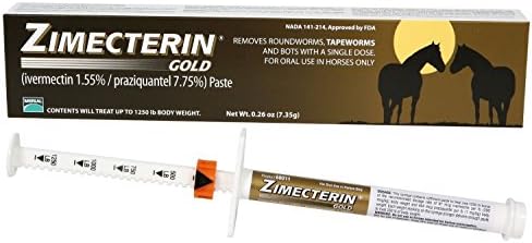 MERIAL INC -EQUINE WORMER 6001120 ZIMECTERIN GOLD EQUINE DEWORMER