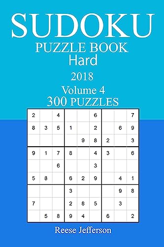300 Hard Sudoku Puzzle Book - 2018