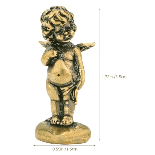 Figura de Cupido en Latón para Decoración Hogar miniatura 2