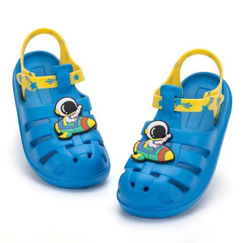 Boys Girls Sandals Toddler Lightweight EVA Water Shoes Kids Closed Toe Fisherman Sandals Summer Beach Sports Shoes Outdoor