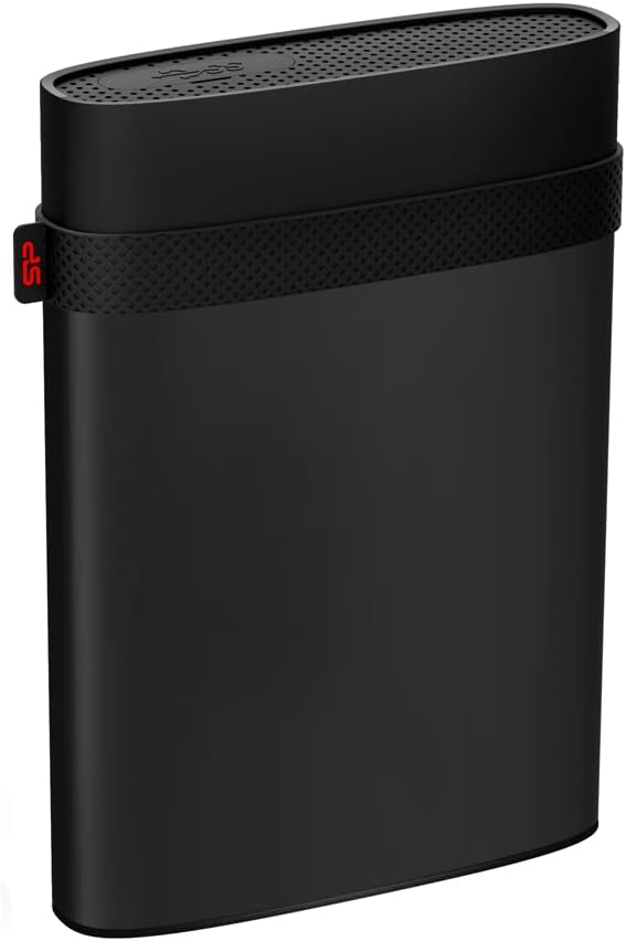 Silicon Power Armor A85B External Hard Drive 1000 GB Black
