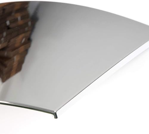 Miniatura 4 de Moldura cromada para parachoques lateral, compatible con Volvo 2004-2015 VNL 300 430 630 670 730 780 1 par de esquinas de extensión del parachoques