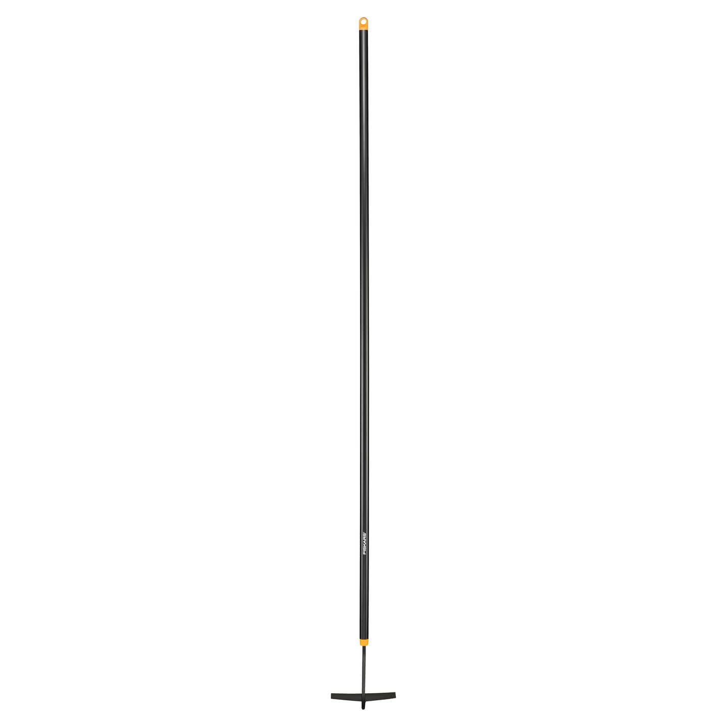 Fiskars Zappa, Lunghezza: 155 cm, Larghezza: 16 cm | Testa in acciaio/Manico in alluminio, Nero/Arancione, Solid, 1016035
