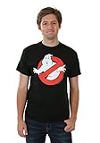 Ghostbusters Ghost Logo T-shirt (Medium) Black Glow in the Dark