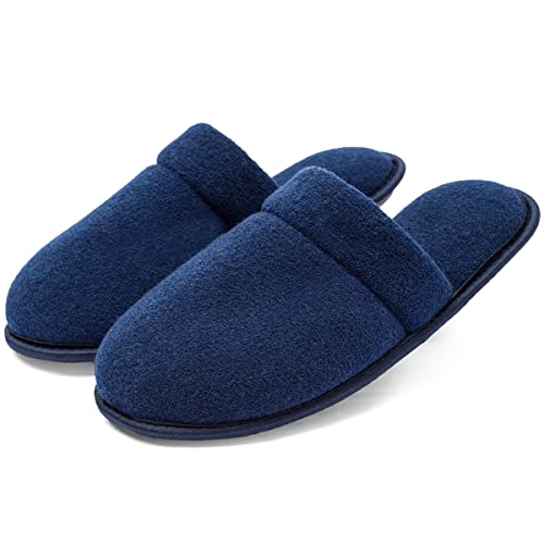 Pantufa feminina Com Sola Ante Derrapante Nos Tamanhos 27 até 46 (43/44, Azul Marinho)