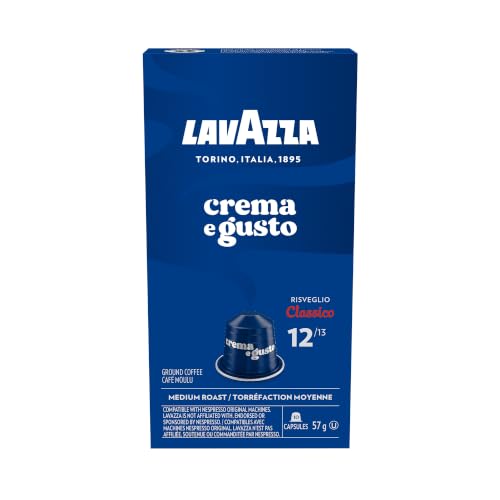 Lavazza Crema E Gusto Capsules Nespresso Original - Café moyen, 10 capsules