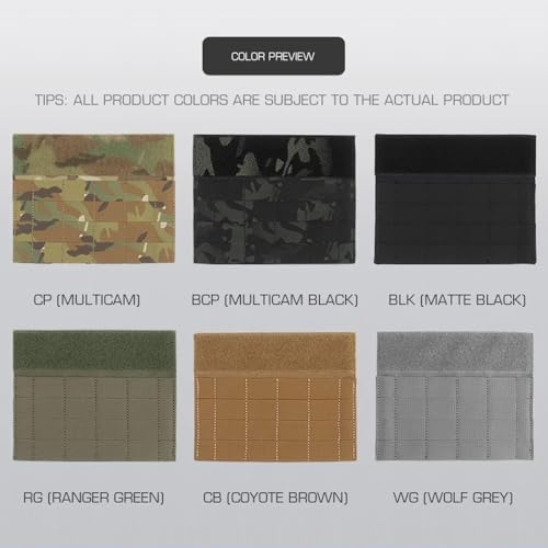 Panel Extensión MOLLE Chaleco Táctico para Solucionar la Falta de Espacio Modular Frontal 5