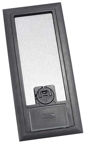 Hubbell Wiring Systems 3SFBCBKA Thermoplastic ABS Recessed 3-Service Concrete Floor Box Reinforced Non-Metallic Cover, 11-7/8" Length x 5-13/64" Width, Black