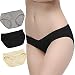 BOZEVON Braguitas Premamá para Mujeres - Postparto Hospital Bajo el Vientre Cuna Braguitas Ropa Interior Embarazo Algodón de Bragas Extensible Interior 3/4 Pcs