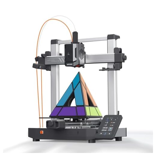 ANYCUBIC Kobra 3 V2 Stampante 3D, Stampa Multicolore a 4/8 Colori, Stampante 3D Veloce da 600 mm/s, Area di Stampa di 255x255x260 mm, Livellamento Automatico Migliorato, Facile da Assemblare