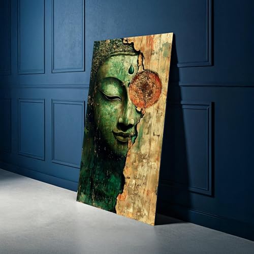 Tableau Bouddha zen 21x30 cm pour décoration murale spirituelle