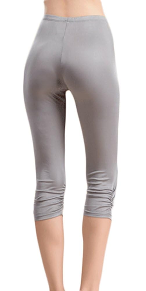 Tulpen Damen Maulbeerseide Leggings Anti Emptied Knitted Unterwaesche